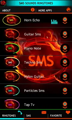 SMS SOUNDS RINGTONES android App screenshot 4